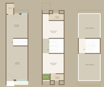 Project Image of 327.01 - 727.86 Sq.ft 2 BHK Villa for buy in Matangi Radhekrishna Residency