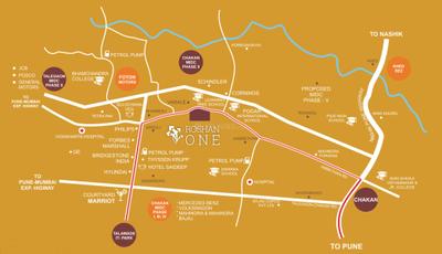 Project Image of 0.0 - 341.0 Sq.ft 1 BHK Apartment for buy in Roshan One Wing C