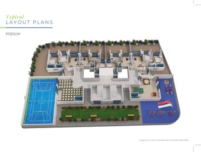 Project Image of 716.0 - 1721.0 Sq.ft 1 BHK Apartment for buy in TPV Nisarg Aura