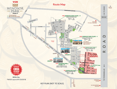 Project Image of 646.0 - 1259.0 Sq.ft Residential Plot Plot for buy in VGN Windsor Park Phase V