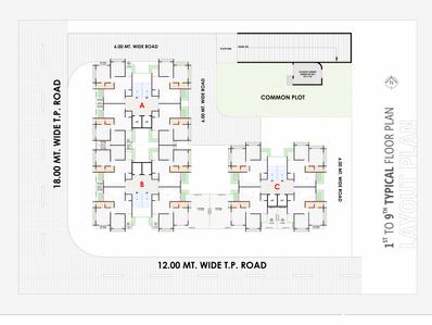 Project Image of 570.7 - 581.0 Sq.ft 2 BHK Apartment for buy in Sahajanand Shreedhar Dream