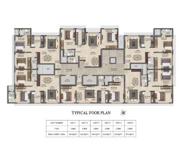 Project Image of 503.0 - 674.0 Sq.ft 2 BHK Apartment for buy in Pashmina Casa