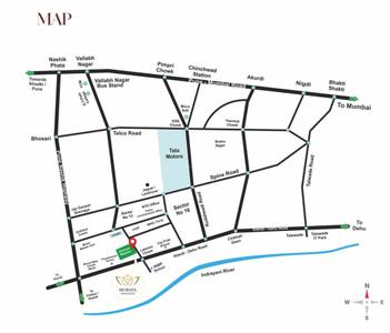 Project Image of 1012 Sq.ft 2 BHK Apartment / Flat for sale in Moshi for Rs. 6850000