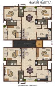 Project Image of 0.0 - 1257.87 Sq.ft 3 BHK Apartment for buy in India Mayuri Mantra
