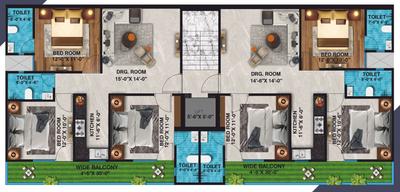 Project Image of 1015.0 - 1625.0 Sq.ft 2 BHK Apartment for buy in Antalya Heights
