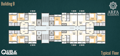 Project Image of 418.0 - 829.0 Sq.ft 1 BHK Apartment for buy in Quba Arfa Garden