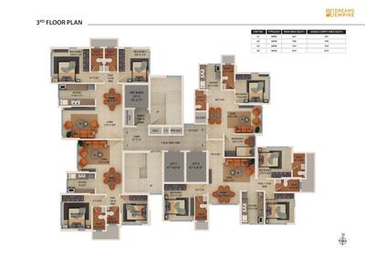 Project Image of 480.0 - 1505.0 Sq.ft 2 BHK Apartment for buy in Dreams Empire
