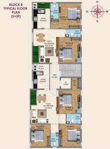 Project Image of 865.0 - 1230.0 Sq.ft 2 BHK Apartment for buy in Lakshmi Alcea