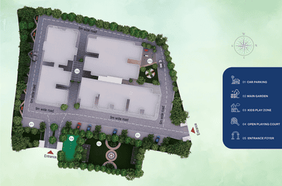 Project Image of 936.0 - 1221.0 Sq.ft 2 BHK Apartment for buy in Vardhman Celestia