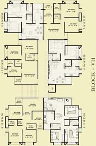 Project Image of 1350 Sq.ft 3 BHK Apartment / Flat for sale in Odhav for Rs. 7100000