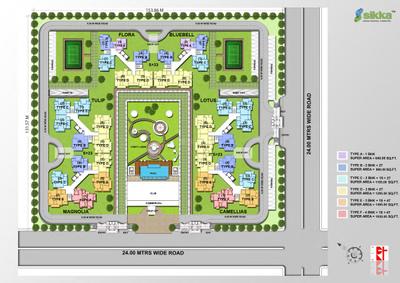 Project Image of 640.0 - 1930.0 Sq.ft 1 BHK Apartment for buy in Sikka Kirat Greens