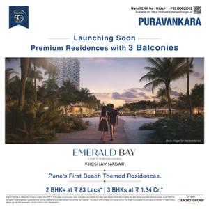 Project Image of 669.0 - 1075.0 Sq.ft 2 BHK Apartment for buy in Purva Emerald Bay