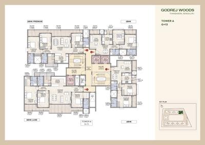 Project Image of 719.14 - 1205.45 Sq.ft 2 BHK Apartment for buy in Godrej Woods