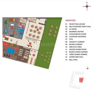 Project Image of 1230.0 - 1243.0 Sq.ft 2 BHK Apartment for buy in Casagrand Zaiden