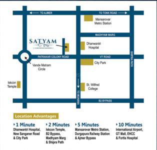 Project Image of 1170.0 - 1730.0 Sq.ft 2 BHK Apartment for buy in Satyam