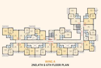 Project Image of 204.0 - 320.0 Sq.ft 1 RK Apartment for buy in Seven Hill Sky Avenue Wing A And B