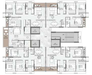 Project Image of 1022.49 - 2878.92 Sq.ft 3 BHK Apartment for buy in Jalaram Landmark