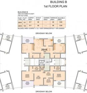 Project Image of 1109.0 - 1712.0 Sq.ft 2 BHK Apartment for buy in Nandan Euphora