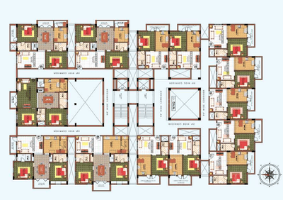 Project Image of 635.0 - 1680.0 Sq.ft 1 BHK Apartment for buy in Gokul Indwin Blue Berry Homes