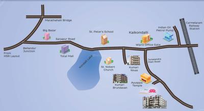 Project Image of 1040.0 - 1450.0 Sq.ft 2 BHK Apartment for buy in Kumari Lotus