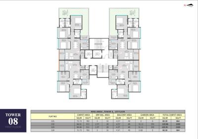 Project Image of 800 Sq.ft 2 BHK Apartment / Flat for sale in Shewalewadi for Rs. 8100000