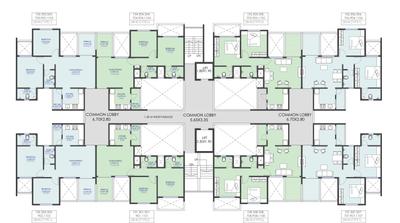 Project Image of 671.0 - 718.0 Sq.ft 2 BHK Apartment for buy in Krisala 41 Elite A Building Phase 2