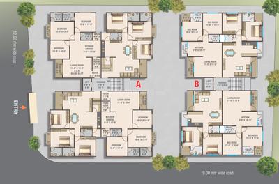 Project Image of 766.0 - 984.0 Sq.ft 2 BHK Apartment for buy in Krinal Tulsi Shyam