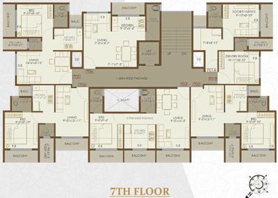 Project Image of 288.0 - 474.0 Sq.ft 1 RK Apartment for buy in S B Saavi Residency