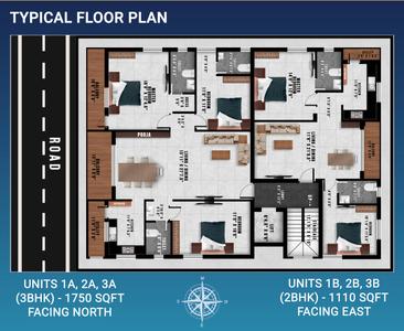 Project Image of 1110.0 - 1750.0 Sq.ft 2 BHK Apartment for buy in Spaceage Aurelia