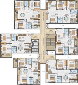 Project Image of 741.0 - 1335.0 Sq.ft 2 BHK Apartment for buy in Hi Life Greens