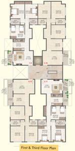 Project Image of 548.0 - 587.0 Sq.ft 2 BHK Apartment for buy in Lalit Roongta Shree Tirumala Paradise Apartment