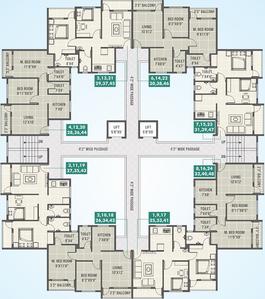 Project Image of 0.0 - 465.0 Sq.ft 2 BHK Apartment for buy in Kachhi Anandgriha Phase II C Building