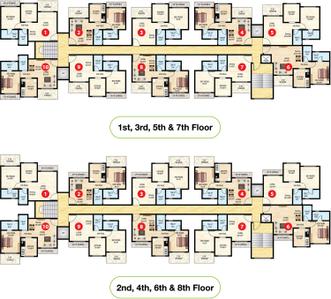 Project Image of 370.0 - 611.0 Sq.ft 1 BHK Apartment for buy in Raj Laxmi Shreeji Iconic Phase I