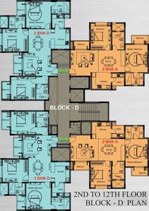 Project Image of 1260.0 - 2025.0 Sq.ft 2 BHK Apartment for buy in Nitesh Cape Cod