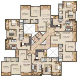 Project Image of 0.0 - 718.0 Sq.ft 2 BHK Apartment for buy in Spandan