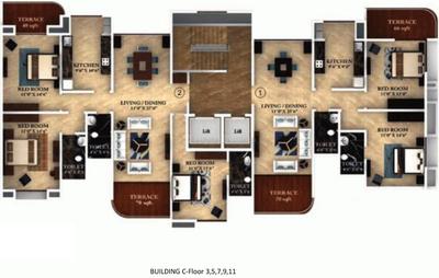 Project Image of 1240.0 - 1510.0 Sq.ft 2 BHK Apartment for buy in Karia Konark Eureka