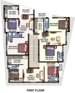 Project Image of 840.0 - 1225.0 Sq.ft 2 BHK Apartment for buy in Avittam Nandanar