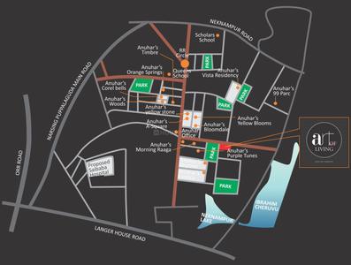 Project Image of 1252.0 - 1827.0 Sq.ft 2 BHK Apartment for buy in Anuhar Art Of Living