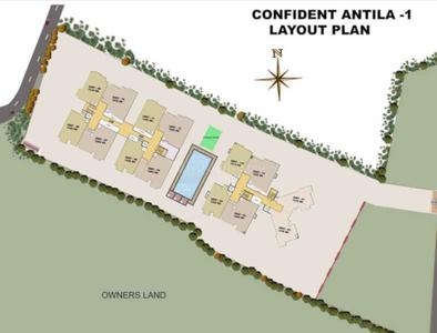 Project Image of 1185.0 - 1555.0 Sq.ft 2 BHK Apartment for buy in Confident Antlia Phase 1