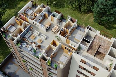 Project Image of 2072.7 - 3593.64 Sq.ft 4 BHK Apartment for buy in Milestone Opulence Green