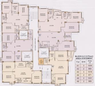 Project Image of 850.0 - 1121.0 Sq.ft 2 BHK Apartment for buy in Vijaylakshmi Pleasant Palace