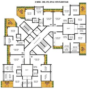 Project Image of 0.0 - 420.0 Sq.ft 2 BHK Apartment for buy in Mohan Willows I