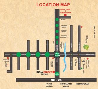 Project Image of 980.0 - 1250.0 Sq.ft 2 BHK Apartment for buy in India Bricks Ganga And Yamuna Tower