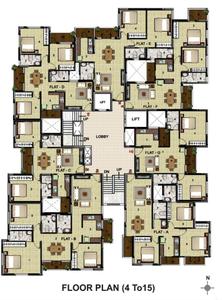 Project Image of 947.0 - 1546.0 Sq.ft 2 BHK Apartment for buy in JBM GST Grand