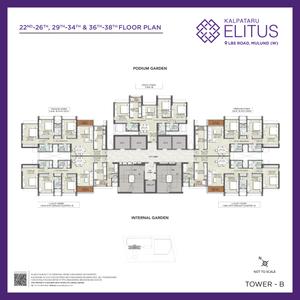 Project Image of 1013.0 - 1329.0 Sq.ft 3 BHK Apartment for buy in Kalpataru Elitus