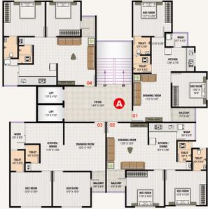 Project Image of 542.82 - 767.0 Sq.ft 2 BHK Apartment for buy in Sarahi Colin Elegance
