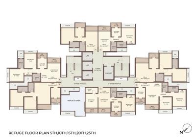Project Image of 687 Sq.ft 1 BHK Apartment / Flat for sale in Mira Road East for Rs. 6500000