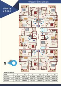 Project Image of 570.0 - 1031.0 Sq.ft 2 BHK Apartment for buy in R N City