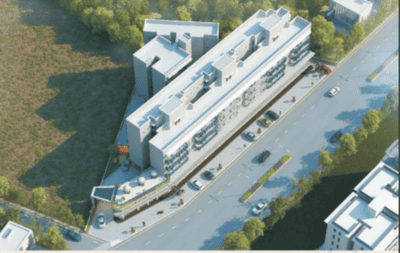 Yash Nilkanth Resi Cum Plaza Elevation 1