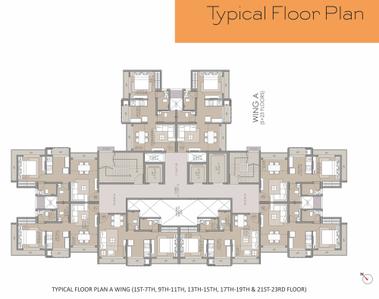 Project Image of 350.8 - 468.0 Sq.ft 1 BHK Apartment for buy in Ornate Heights Phase II